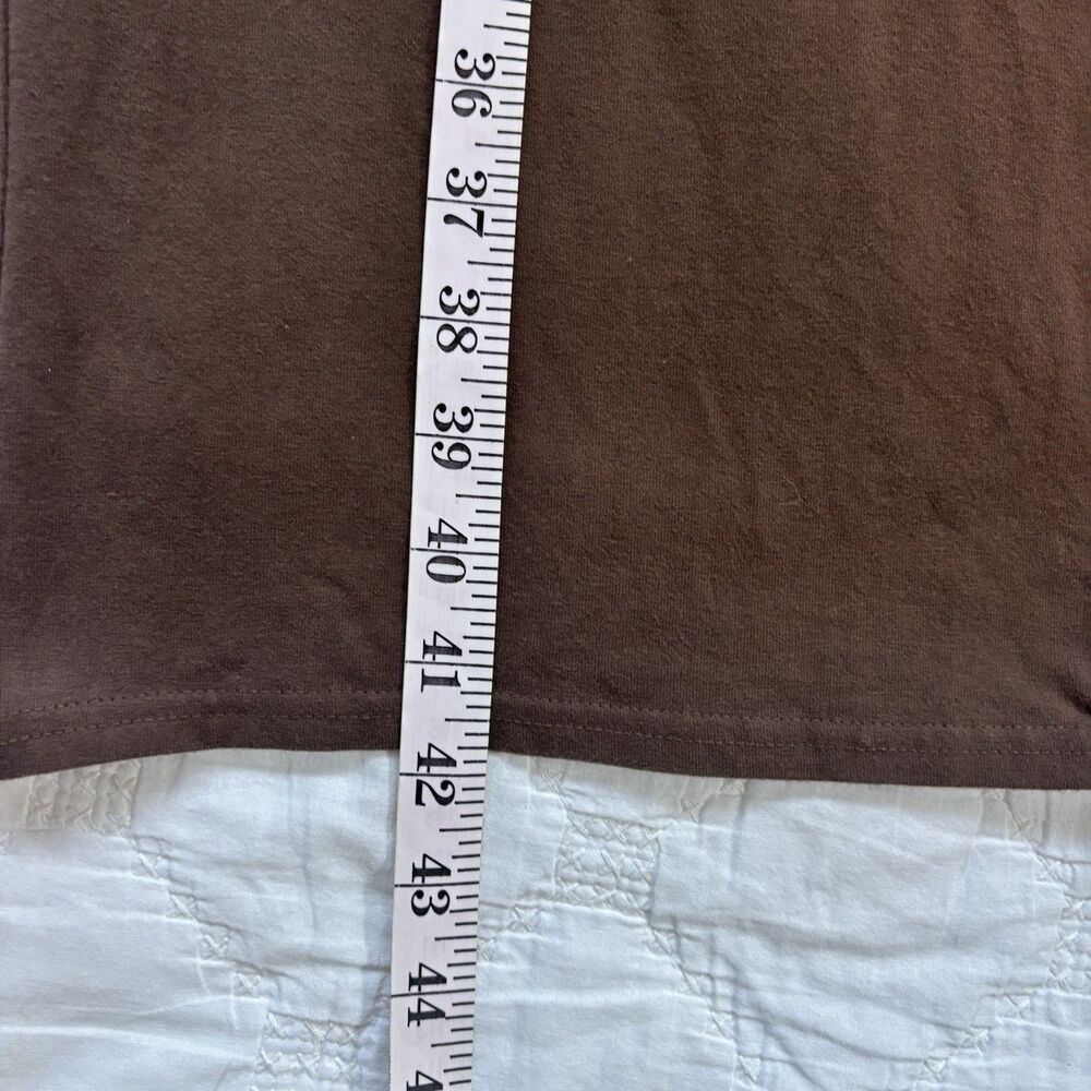PACT Organic Cotton Wide Leg Lounge Pants XL / Brown Knit / High Rise / Comfort - Picture 5 of 9